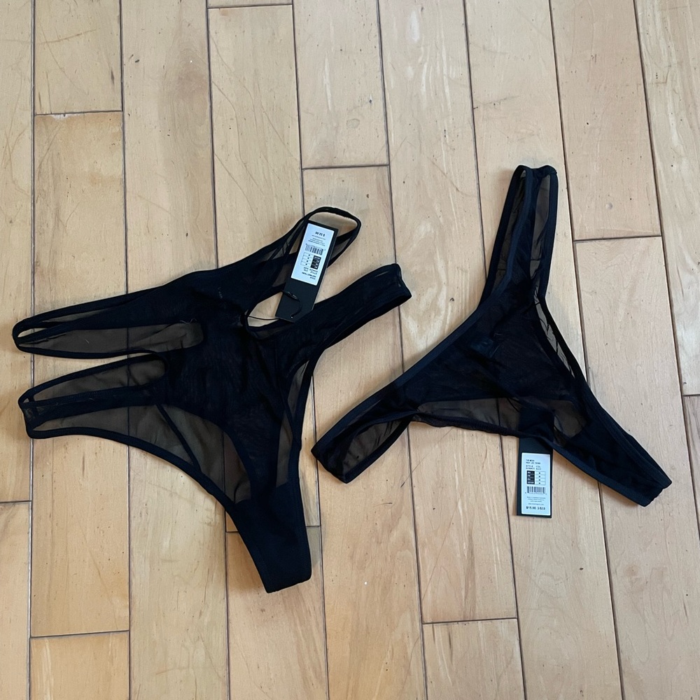 NWT blush lingerie mesh panties
